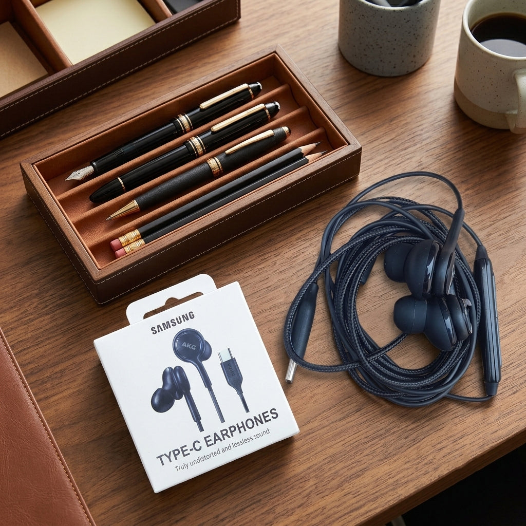 Type-C Wired Earphones Compatible with Samsung