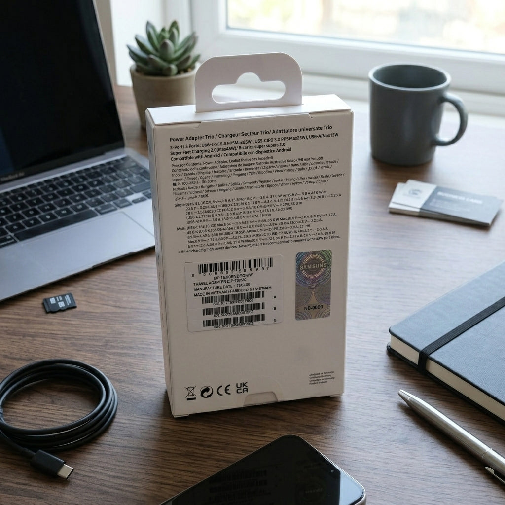 PD 65w  Power Adapter Trio For Samsung