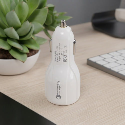 Dual USB QC 3.0 Fast Car Charger – 31W Quick Charge Adapter